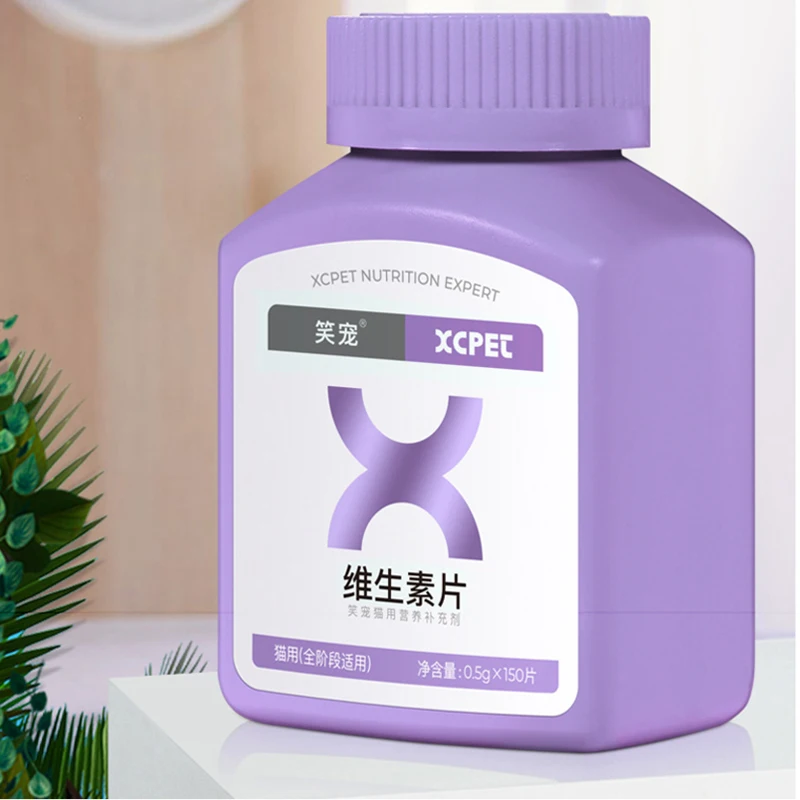 Домашнее животное кошка специальные микроэлементов в таблетках мульти-Витамин