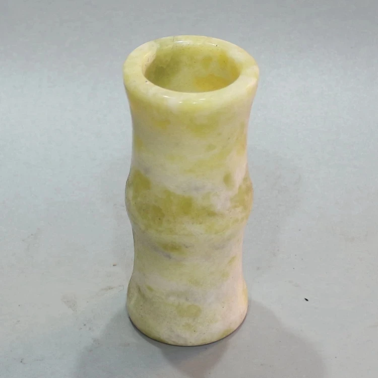 

China Hand Carved Jade Desktop Office Decoration Pen Holder