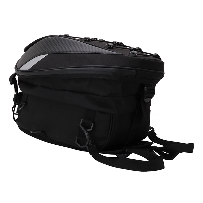 

Waterproof Motorcycle Tail Bag Multifunction Motorcycle Rear Seat Bag High Capacity Motorcycle Rider Backpack