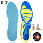 Силиконовые гелевые стельки для ухода за ногами при подошвенном фасциите, ортопедические массажные вставки для обуви, амортизирующие стельки для обуви, унисекс, EiD
