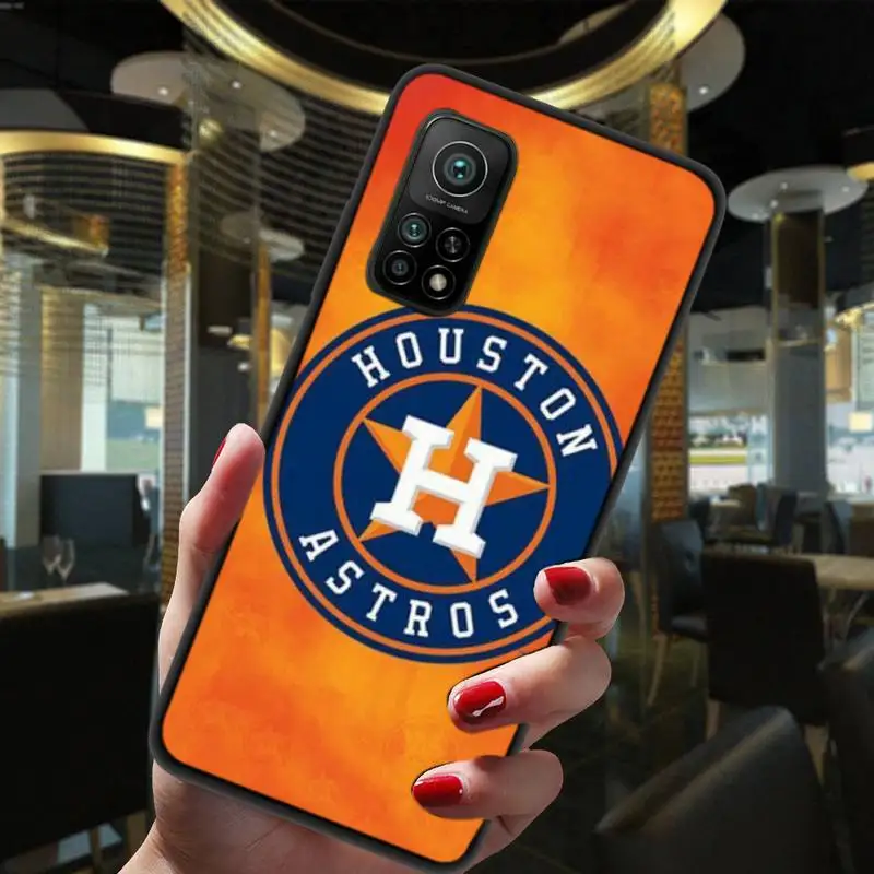 

ZFGHSHYQ Houston Astros Soft Cover Phone Case For Xiaomi 5 6 6Plus 6X 8 9se 10 10Pro Not2 3 10lite Mix2 2S Mix8lite Max2 3