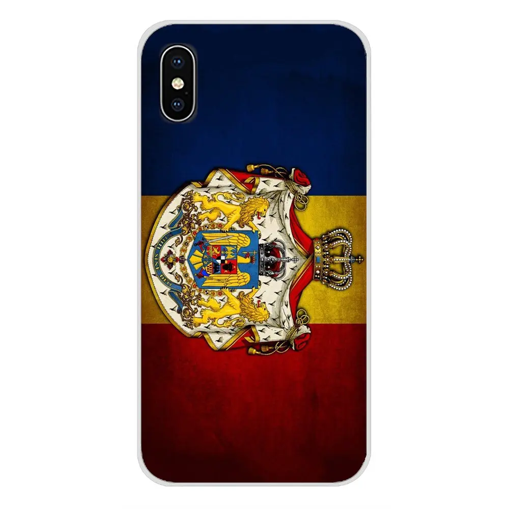 Прозрачный чехол из ТПУ с гербом национального флага Румынии для Samsung Galaxy J1 J2 J3 J4 J5