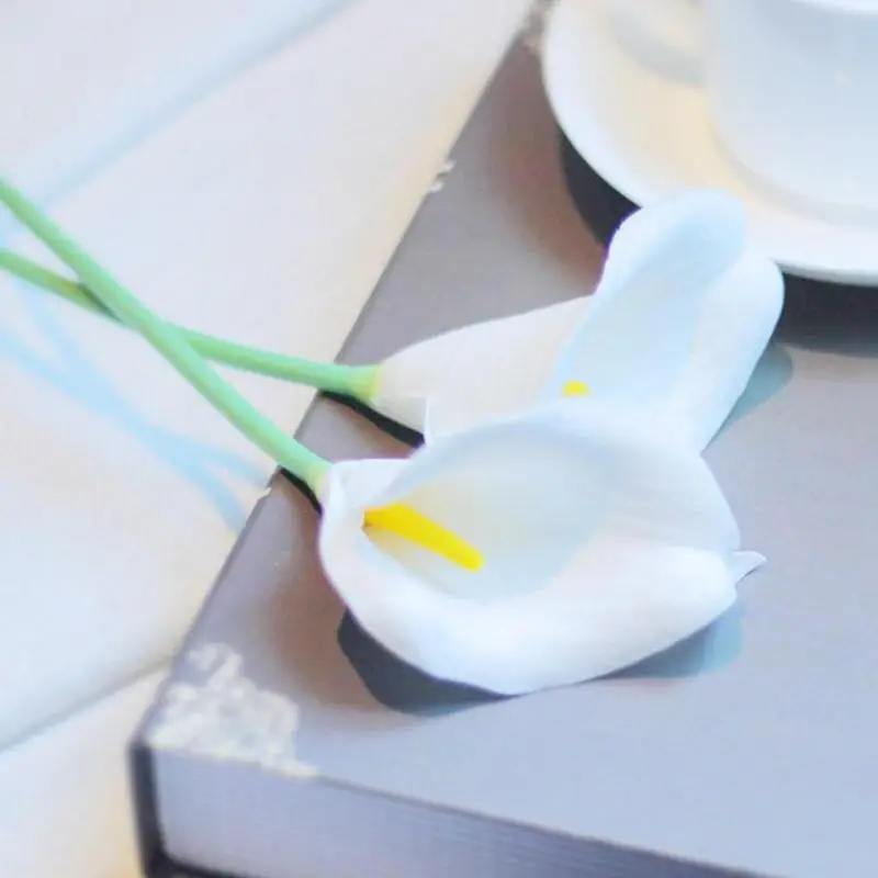 Белый искусственный мини цветок W5A1 оптовая продажа искусственных