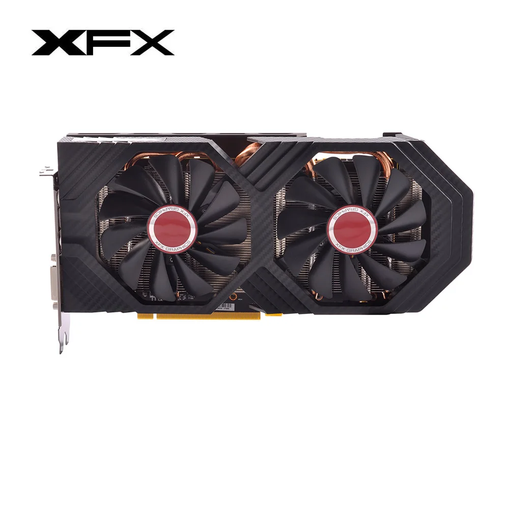 XFX новая видеокарта Radeon RX 580 8 ГБ GDDR5 256bit игровая DirectX 12 настольная графическая