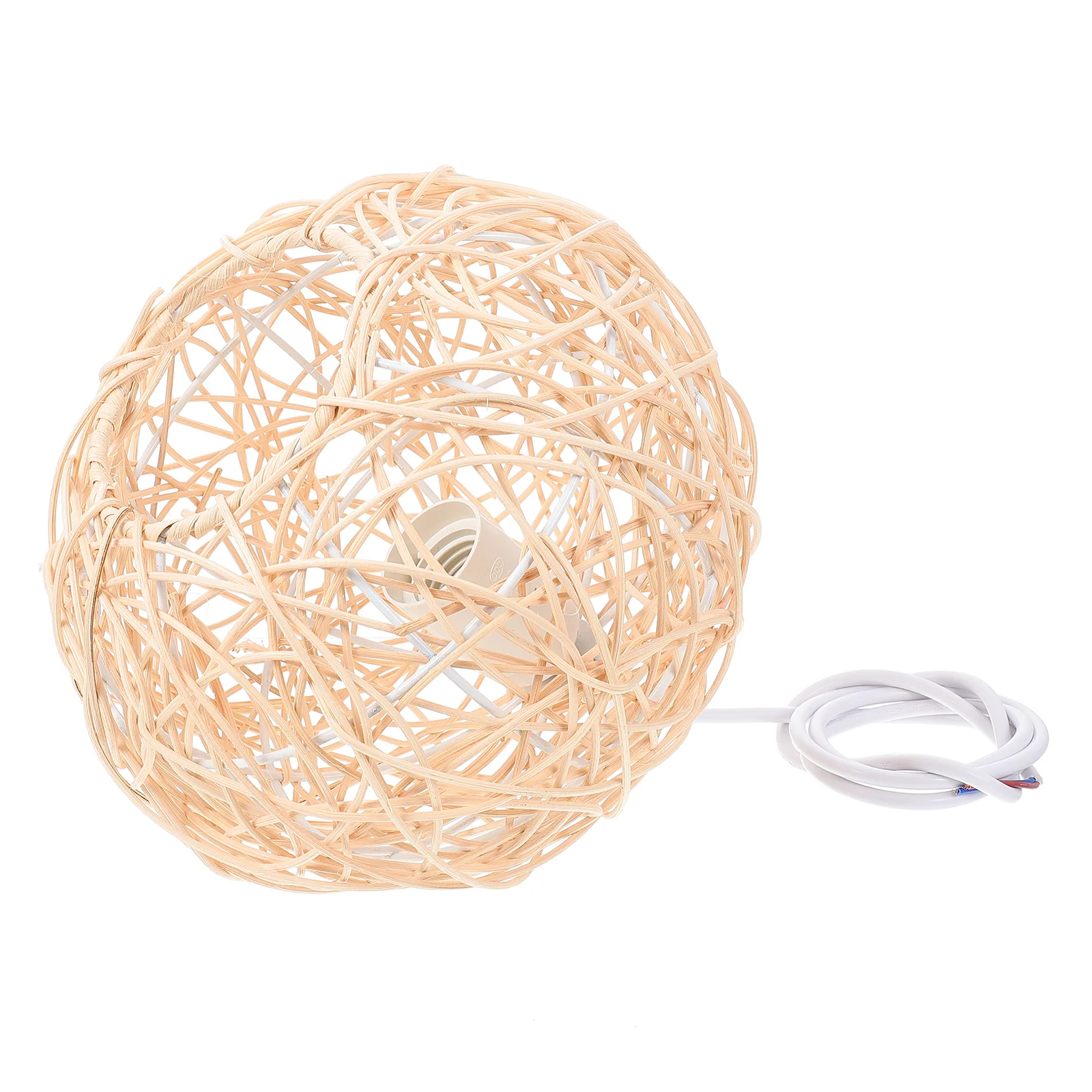 

Straw Rattan Weaving Hanging Lamp Ceiling Hanging Light Creative Chandelier