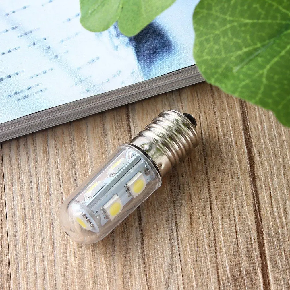 AC 220V E14 1 Вт 7 светодиодный 5050 SMD чисто/теплый белый светильник лампа SY|Лампочки для
