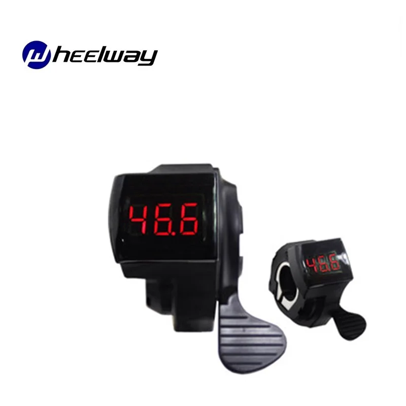 Дроссельная заслонка на палец для электрического велосипеда с 3 мя скоростями