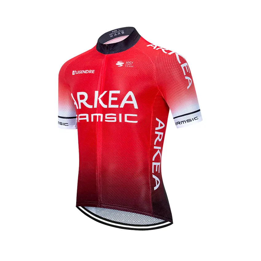 

New high-quality short-sleeved cycling jersey, professional team road mountain bike, sweat-absorbent