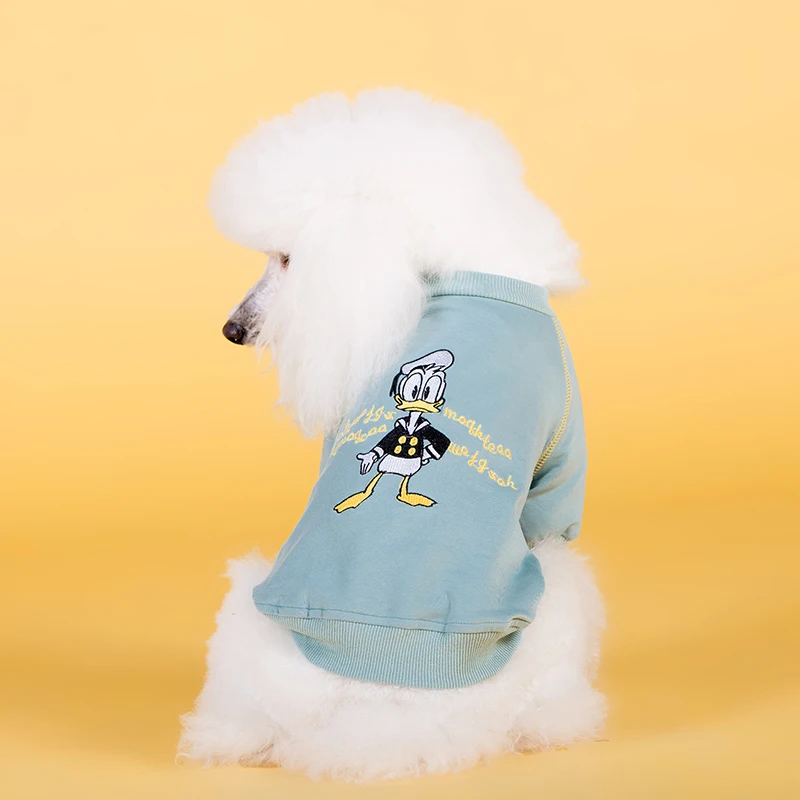 Мультяшная одежда для собак костюм хлопковая рубашка с французским бульдогом