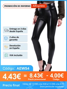 S-5XL размера плюс кожаные штаны с высокой талией, женские леггинсы узкие брюки из искусственной кожи Брюки-Легинсы эластичные для женщин