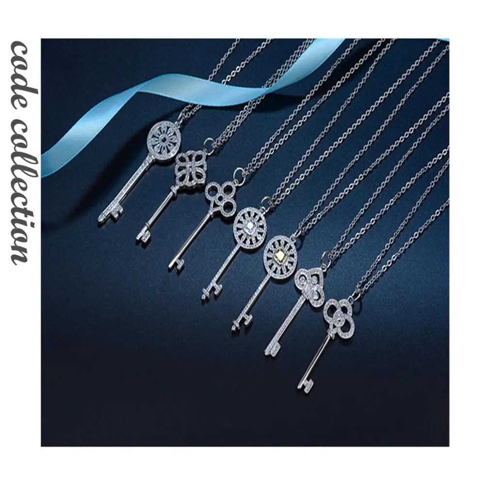 Модное серебряное ожерелье 925 пробы с подвеской ювелирные изделия для невесты