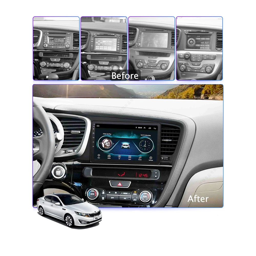 Мультимедийная система для Kia K5 2011 2015 автомобильный Радио dvd плеер GPS навигация
