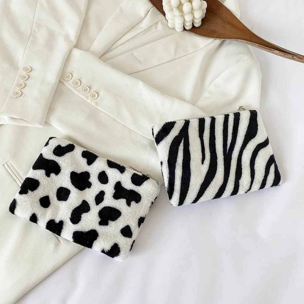 

Plush Animal Pattern Women Coin Purse Zipper Girl Wallet Pouch Card Handbag