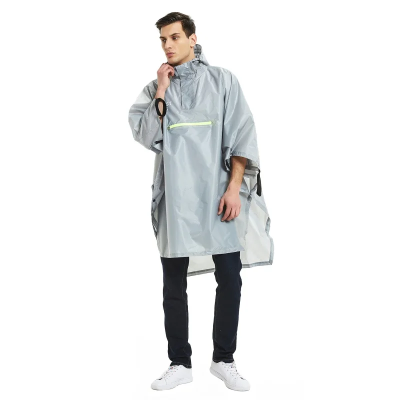 Outdoor Camping Tent Mat Rain Cover Raincoat Backpack Hooded Hiking Poncho | Спорт и развлечения