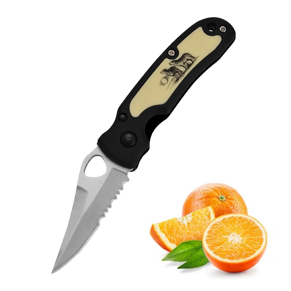 

Folding Fruit Knife Tactical Survival Knife Multifunctional Folding Blade Hunting Camping Portable Outdoor Self-defense Knife