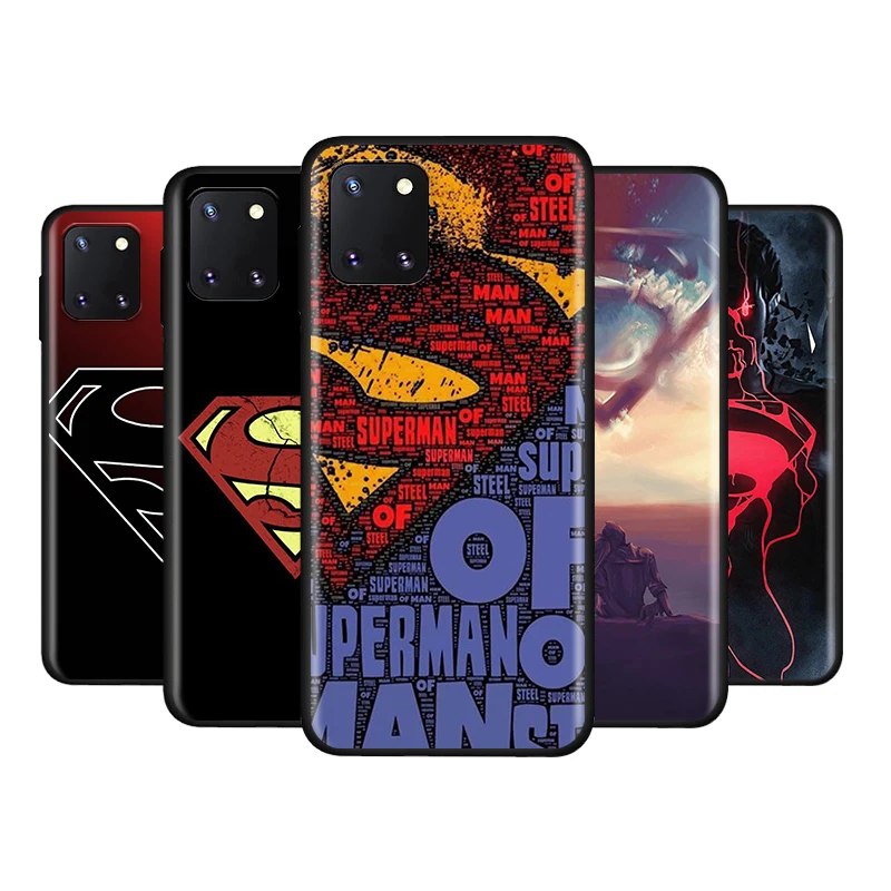 

Superhero Superman Logo For Samsung M21 M21S M12 M1 M02 M60S M62 M52 M32 M31S M31 M40 M30 M20 M10 S Black Phone Case
