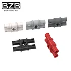BZB MOC 32138 2 Tie с перекрестными отверстиями высокотехнологичная модель строительных блоков детская игрушка сделай сам технические части кирпича лучшие подарки