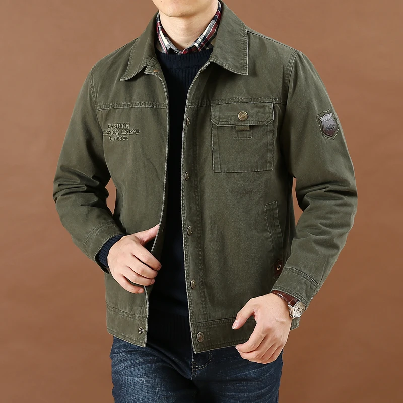 Camouflage Denim Jacket Men Oversize Military Jean Jackets Chaqueta Hombre Man Autumn 2019 Cotton Casual HH40JK | Мужская одежда