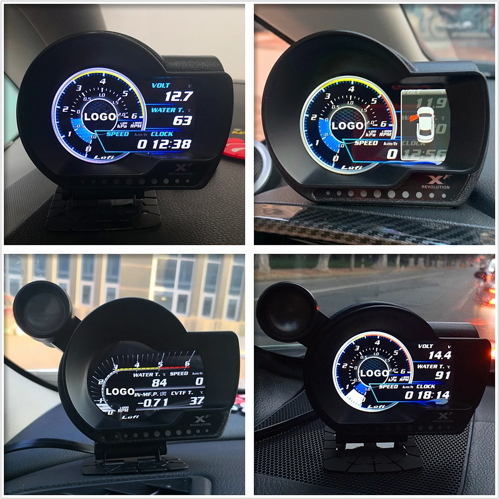 LUFI XF английская версия OBD2 цифровой турбонаддув датчик давления масла для