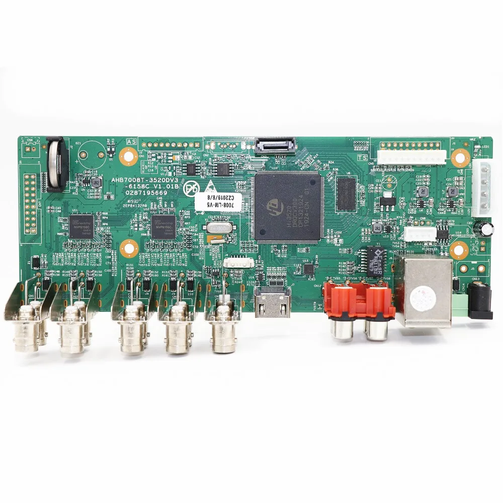CCTV H.265 сетевой видеорегистратор 16 Ch 1080P NVR/4 Ch 5MP-N, 8 Ch 1080N XVI/AHD/CVI/TVI/CVBS, HDMI, гибридный 6 в 1 DVR основная плата