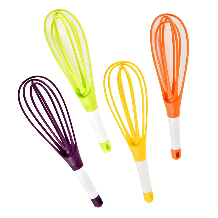 Silicone Manual Egg Beater Creative Color Stirrer Coffee Multifunction Kitchen Baking Utensils coffee accessories | Дом и сад