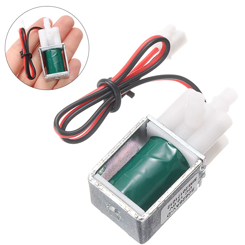 Мини Соленоидный клапан DC 12V нормально закрытый электрический контроль соленоид
