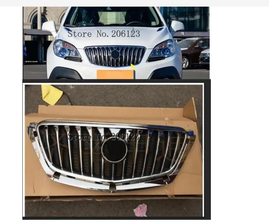 АБС пластик хромированный передний бампер верхний радиатор решетка радиатора