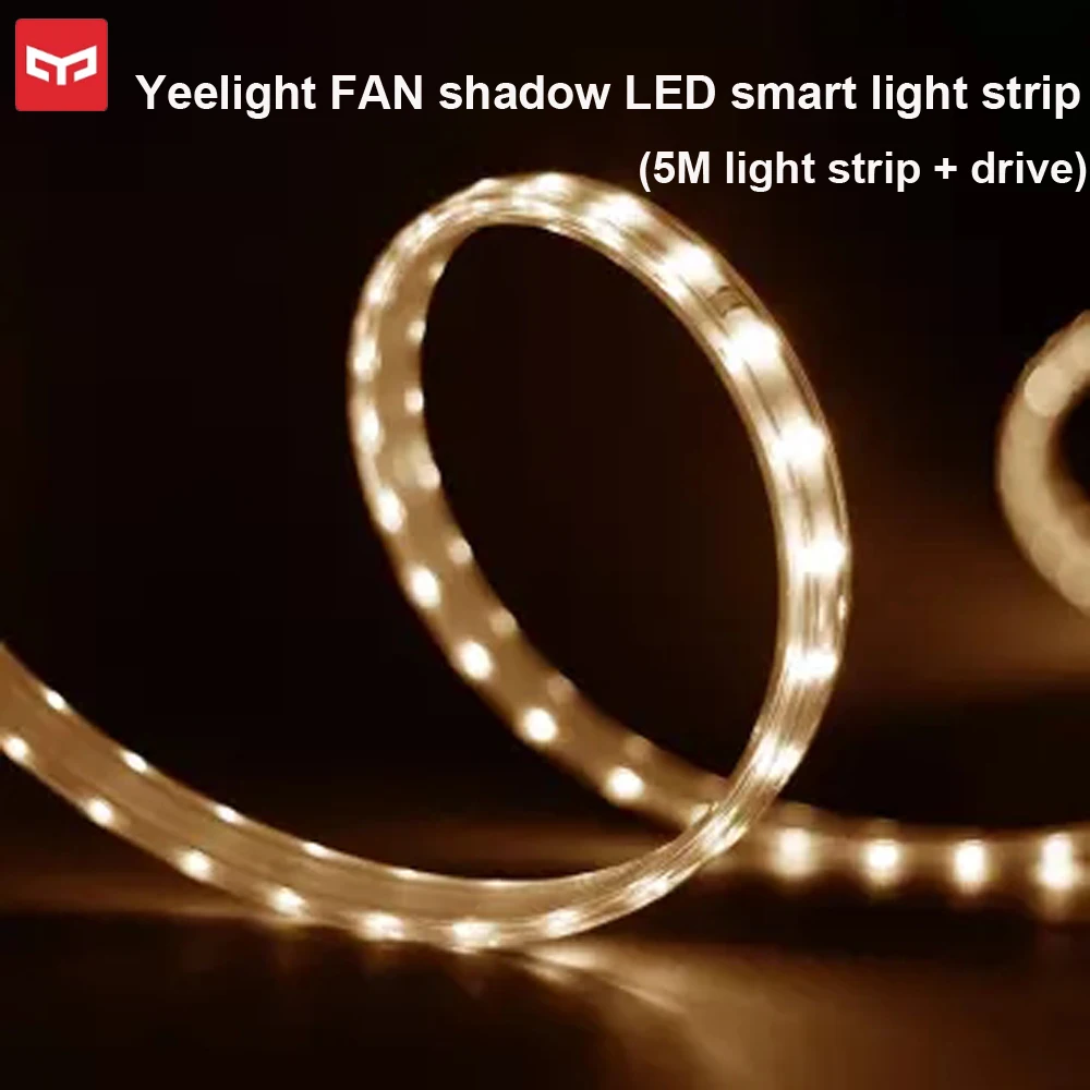 Йи светильник 5 м Smart LED полосы Цвет Температура Корректируемый растяжимый группа