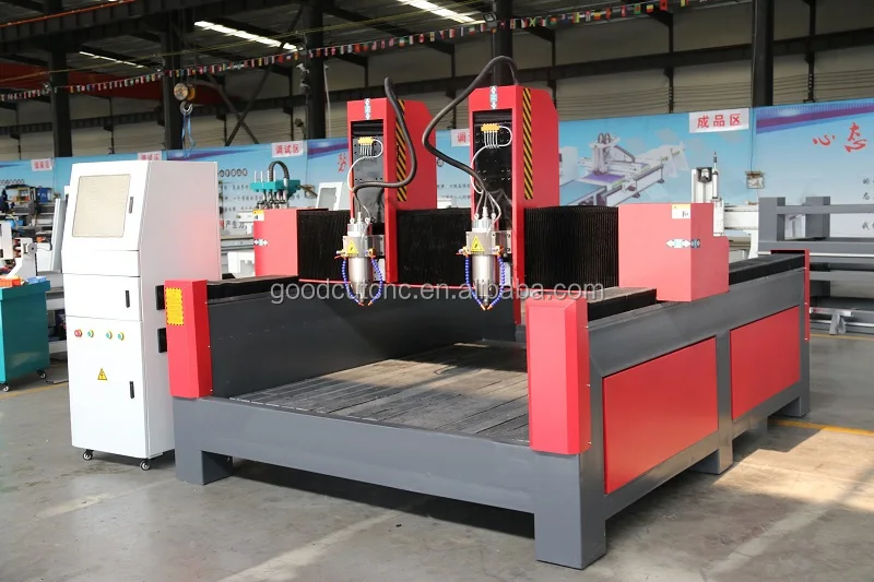 

Hot sale 1325 double spindle cnc stone router machine 2 head for stone engraving