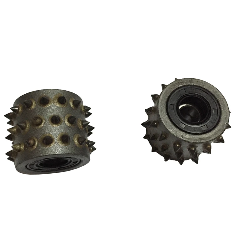 Three Rows(45 Teeth) BH03 два ряда три ряда карбида алмаза наконечники ролик бучарда 30 зубьев 45 ЗУБОВ камень и шлифование Бетонного Пола 12 шт - Цвет: Three Rows(45 Teeth)