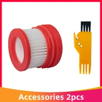 1 pcs hepa filter replacement parts for xiaomi dreame v9 v9 pro v10 handheld wireless vacuum cleaner red and white