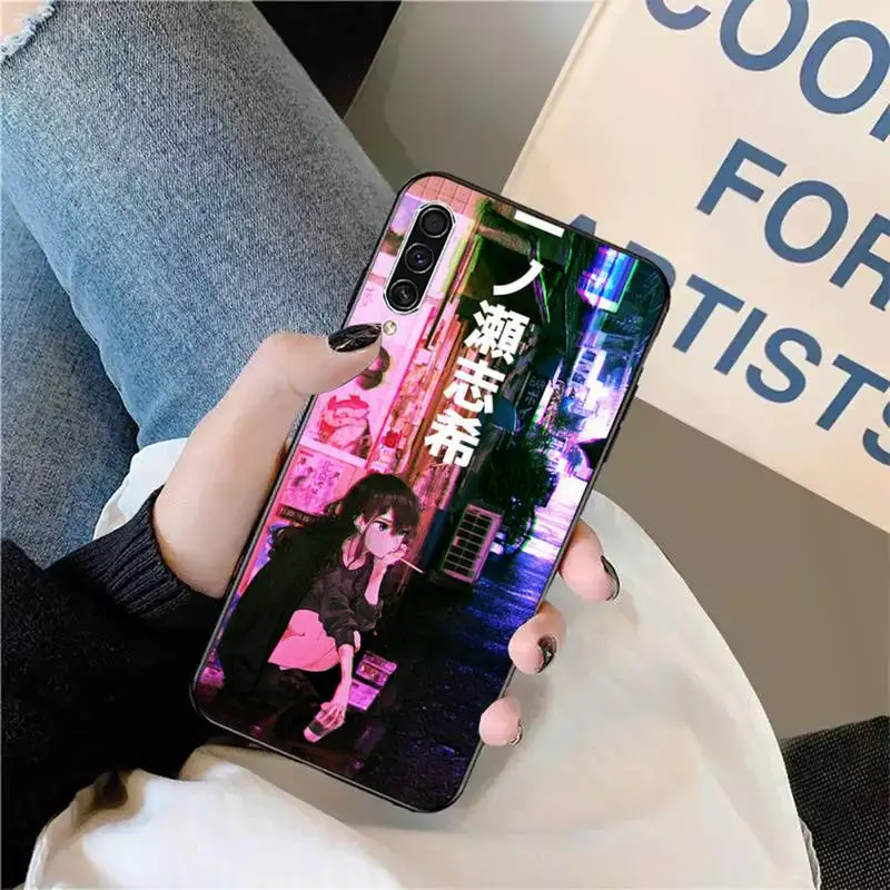 

Vaporwave Glitch Anime art deisgn Phone Case For Samsung galaxy S 9 10 20 A 10 21 30 31 40 50 51 71 s note 20 j 4 2018 plus
