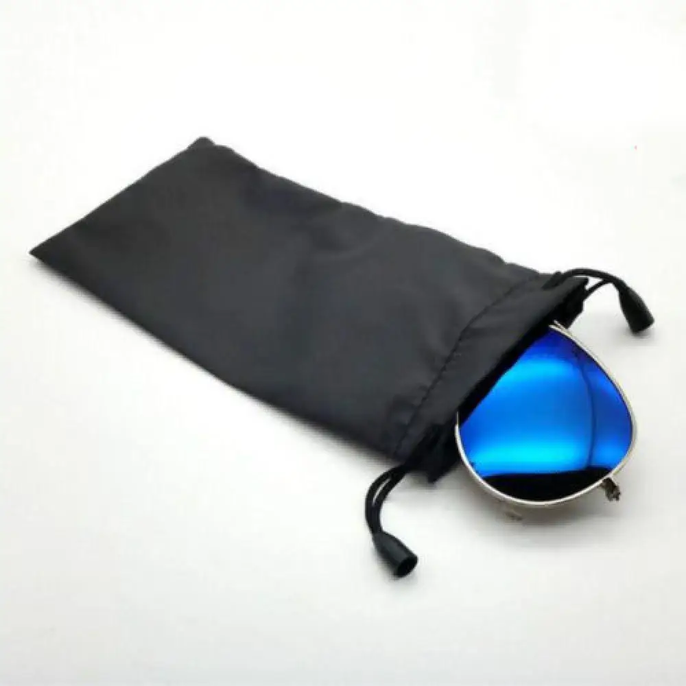 

1/10pcs Soft Cloth Dust Cleaning Sunglass Bag Unisex Outdoor Portable Solid Colors Carry Bag Eyewear Accessories