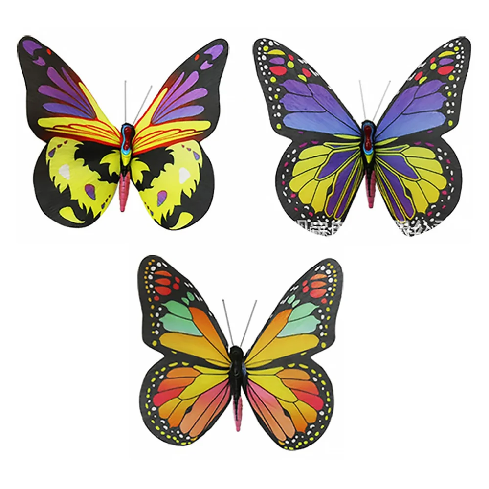 

3pcs Garden LED Light Simulated Butterflies Lamp Landscape Lawn Light Solar Lamp