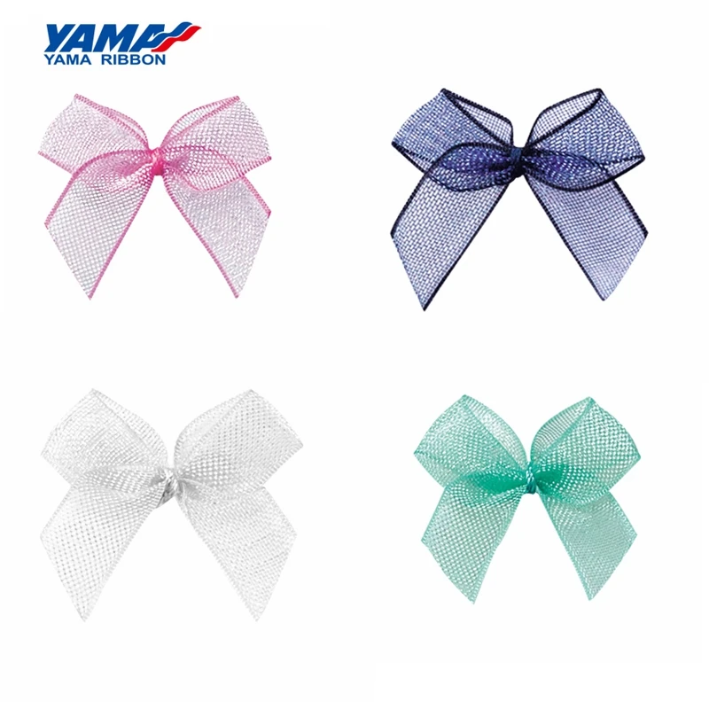 

YAMA Ribbon Bow Wide 23mm±3mm High 22mm±3mm 200pcs/bag Polyester Organza Ombre Organza Ribbon DIY Accessories