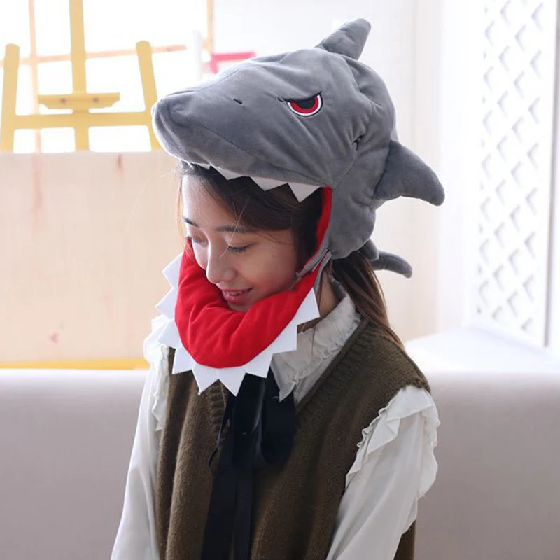 

Plush Cartoon Shape Headgear Hat Plush Doll Stage Performance Party Photo Props AN88