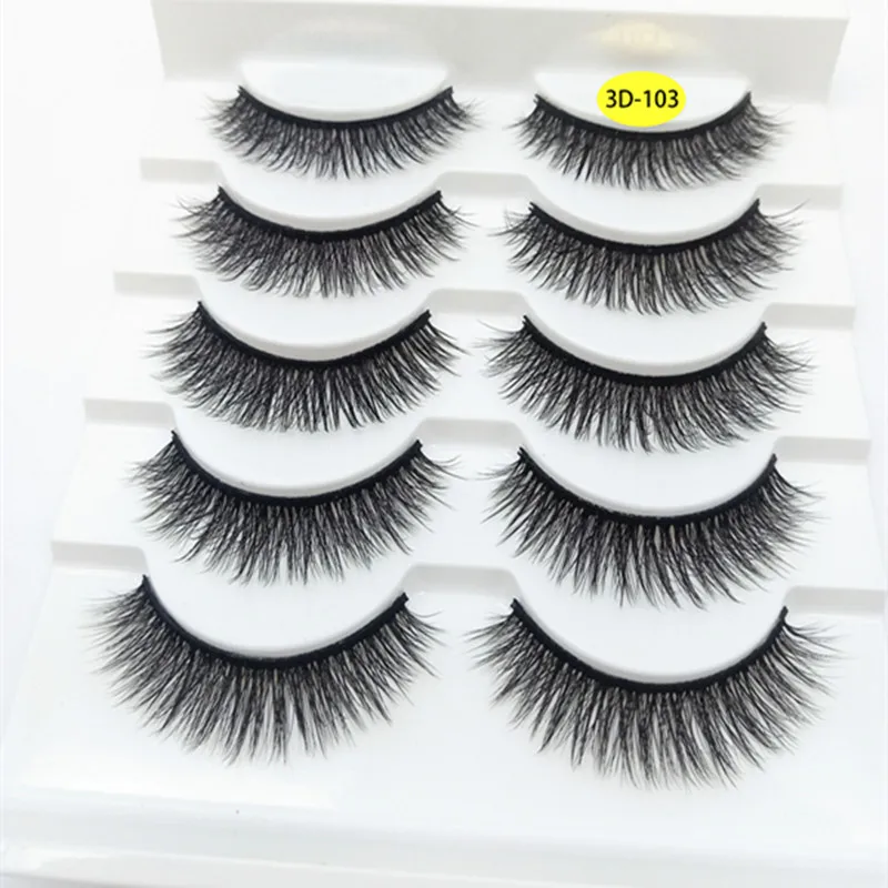 Ресницы Накладные из 2020 натуральной норки 5 пар 100% | Красота и здоровье