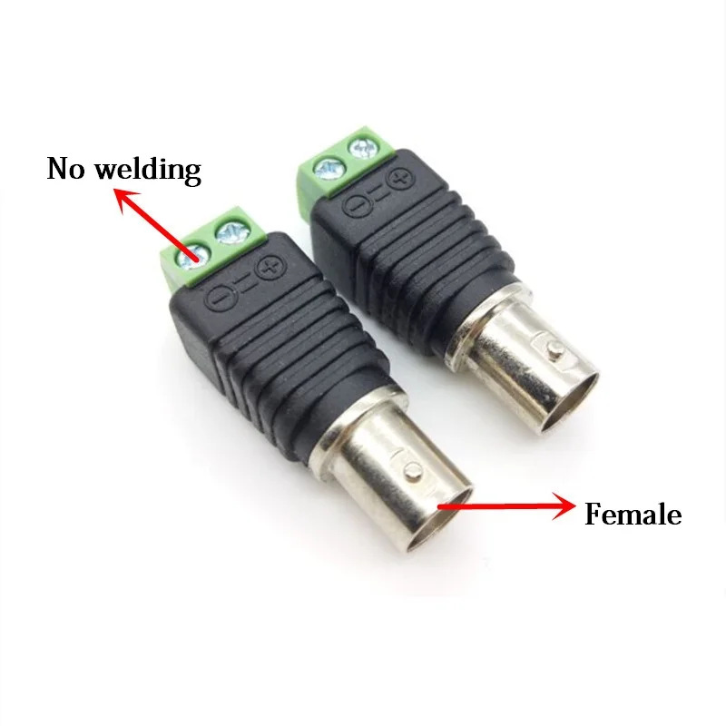 BNC мужской женский разъем AV JackTerminal нет сварочного адаптера наблюдения Q9 видео