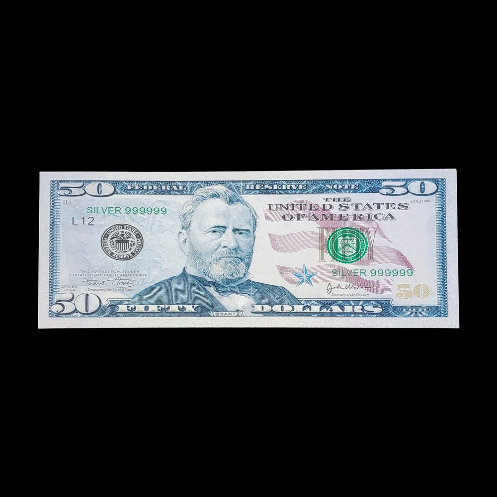 RH 10 шт./лот 50 США Грант банкноты сто нот Золотая банкнота в 24k позолоченная для