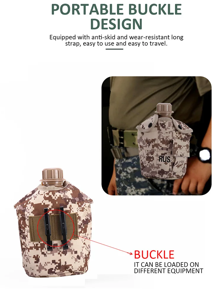 1.1L Travle Camp Cooking Supplies Sports Bottles Outdoor Tableware Bottle Plus Velvet Insulation | Спорт и развлечения