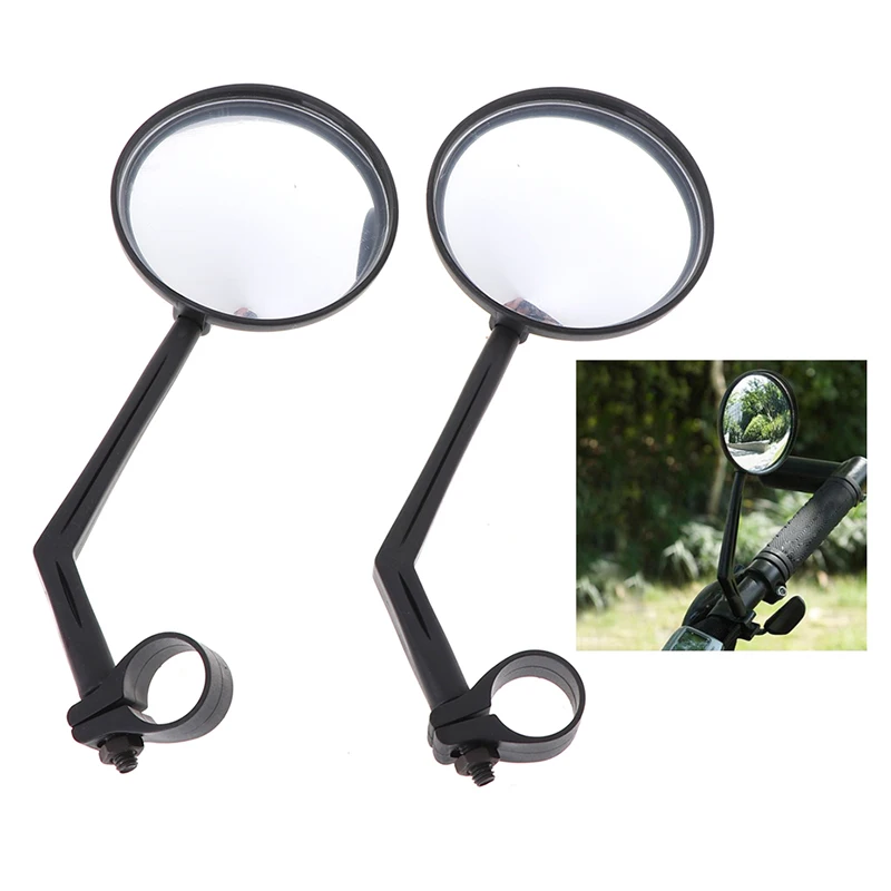 

1 Pair Cycling Riding Bicycle Bike Reflector Mirror 360 Rotation Rearview Mirror