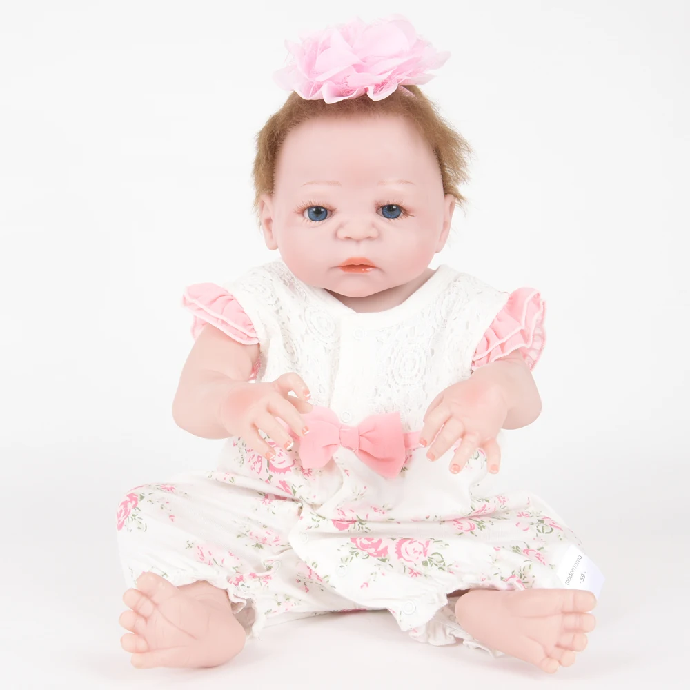 Новый дизайн детские куклы Bebe Reborn Милые силиконовые для новорожденных девочек
