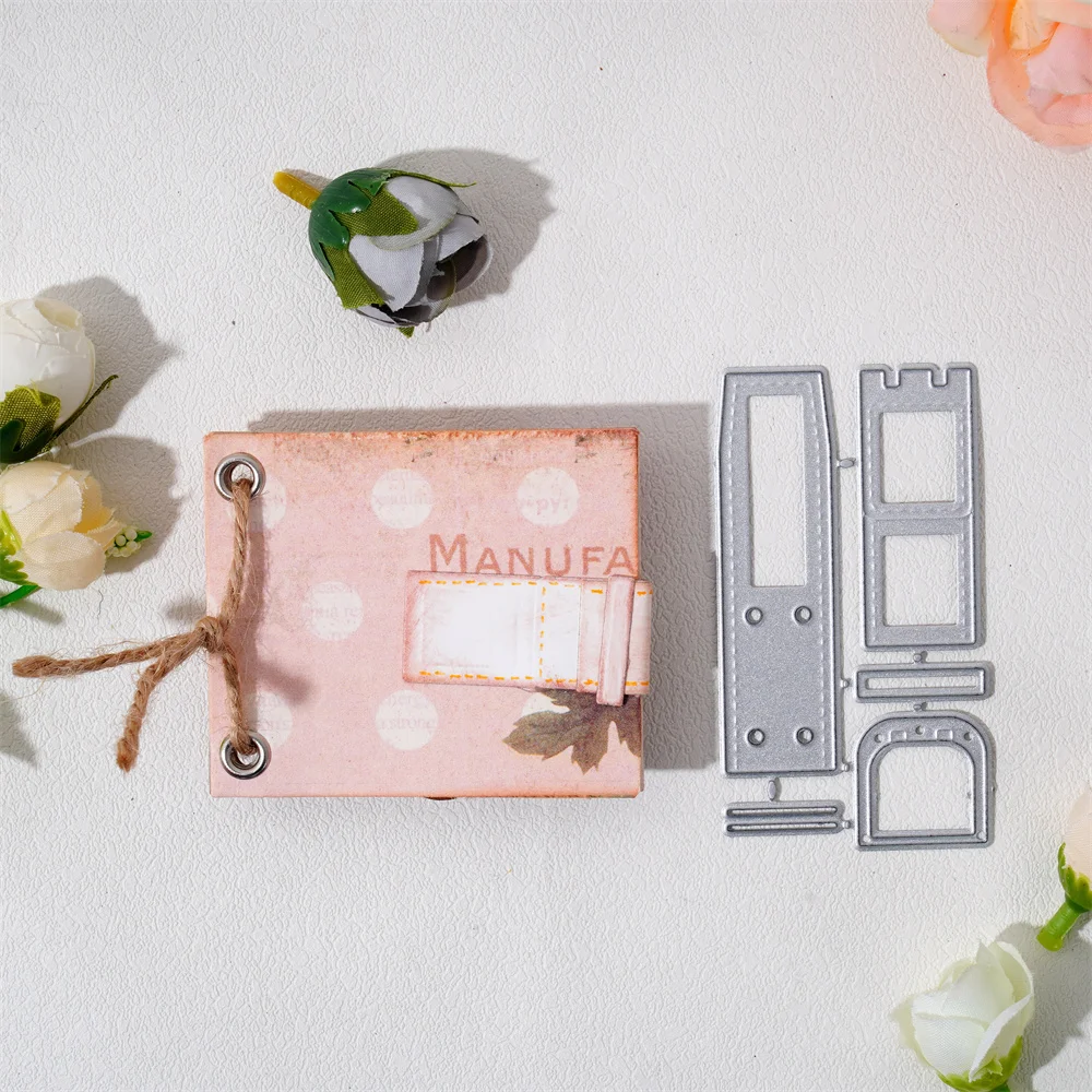 

3D Folded Fancy Label Metal Steel Cutting Die Customized Scrapbooking DIY Carbon Sharp Book Photo Album Art Card Dies Cut New