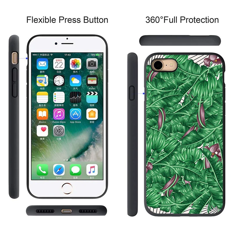 For Huawei Y6 Y7 Y5 Y9 Prime 2019 2018 2017 fashion Case Y 6 5 7 9 on huawi p9lite smart cover funda leaves green | Мобильные