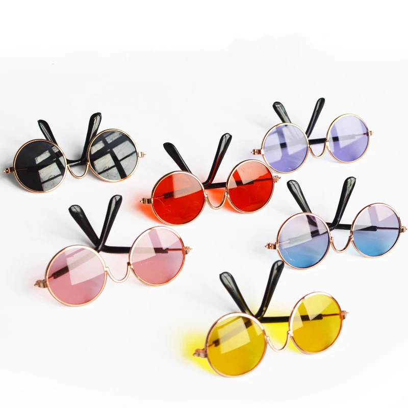 

Lovely Pet Cat Glasses Small Dog Glasses Dog Accessories for Little Dog Cat Eye-Wear Dog Sunglasses Photos Pet Accessories 1pc