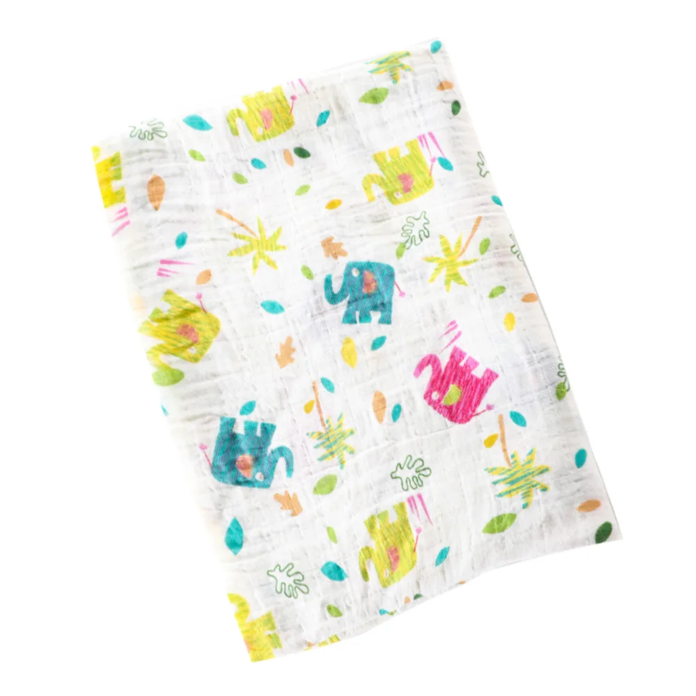 cotton blanket37 Муслиновое хлопковое Пеленальное Одеяло для новорожденных; аксессуары для малышей; принт с животными и лимонами; детское одеяло для фотосъемки; Пеленальное Одеяло для мальчиков и девочек - Цвет: cotton blanket37