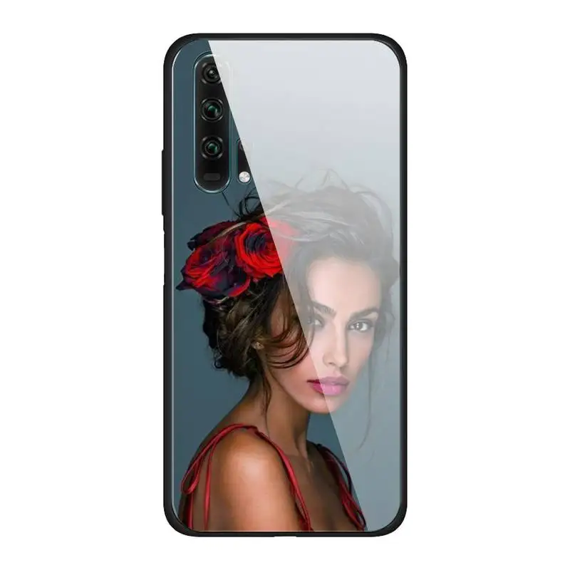 

Elegant Lady Glass Phone Case Back Shell For Huawei P20 Pro P30 Lite Mate 9 10 20 Pro Nova 3i 5 3E Cover Accessories