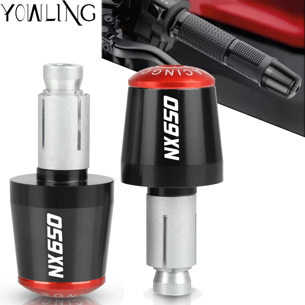 

FOR Honda NX650 Dominator NX650 1988-1996 1989 1990 1991 1992 93 94 Motorcycle 7/8" 22MM Handlebar Hand Grips Handle Bar End Cap