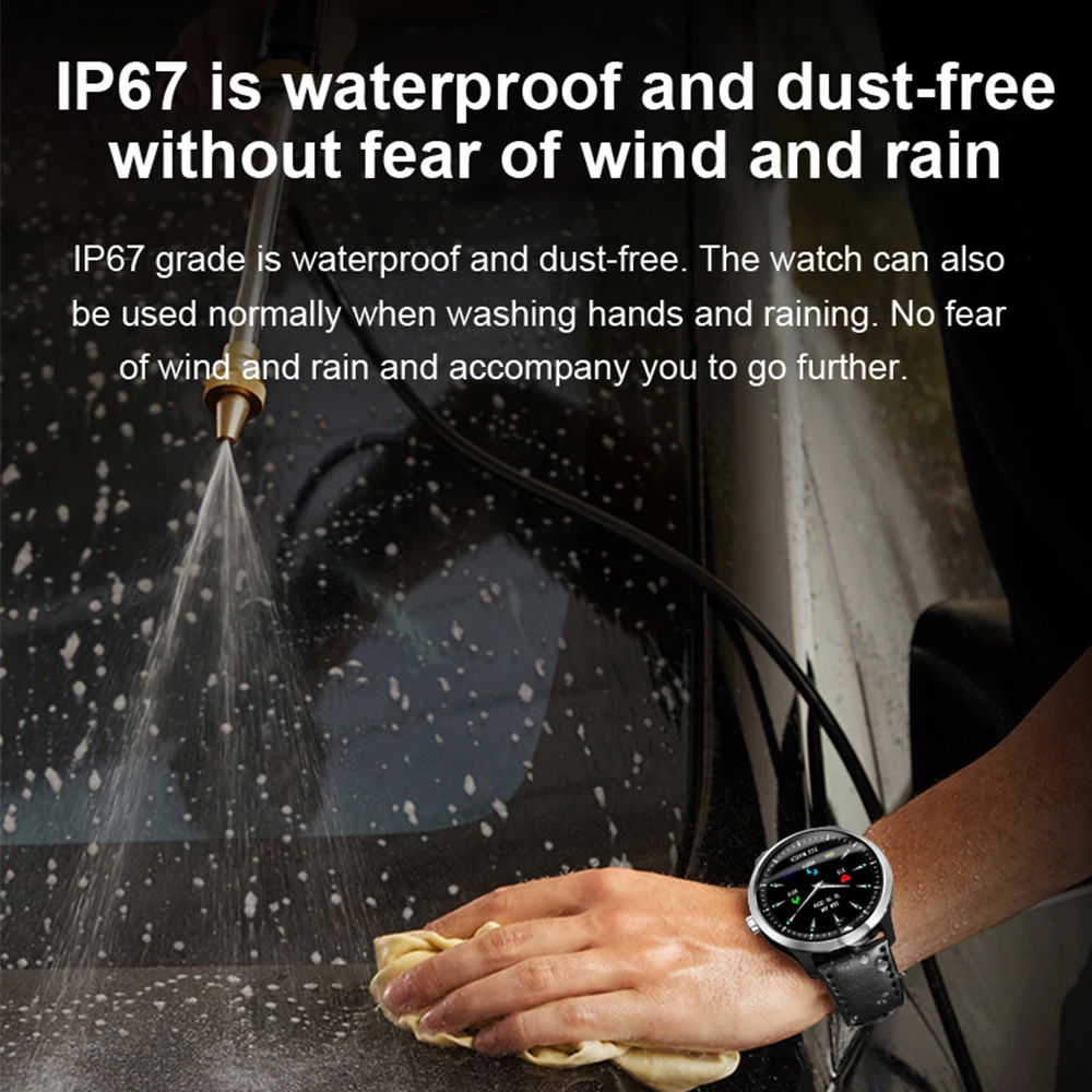 LEMFO Смарт-часы для мужчин ЭКГ PPG монитор сердечного ритма кровяное давление