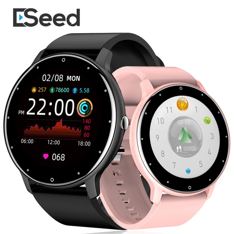 

ESEED 2021 ZL02D Smart Watch Men 1.28 Inch IP67 Waterproof Sport Heart Rate Fitness Tracker Women Smartwatch For Android Ios